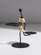 Подсвечник на 2 свечи «Абориген жонглёр», металл, d=6 см, 16×8×16 см - Фото 2