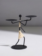 Подсвечник на 2 свечи «Абориген с коромыслом», металл, d=6 см, 17×8×17 см - Фото 4