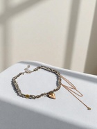 Колье «Сердце» водопад, L=30 см, цветной - Фото 6