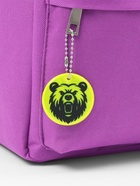 Светоотражающий элемент «Медведь», двусторонний, 4.7×4.7 см, салатовый - Фото 2