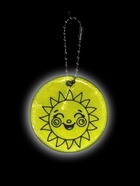 Светоотражающий элемент «Солнышко», двусторонний, 4.7×4.7 см, салатовый - Фото 3