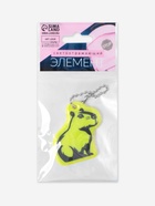 Светоотражающий элемент, брелок «Капибара», двусторонний, 4.5×4.8 см, салатовый - Фото 4