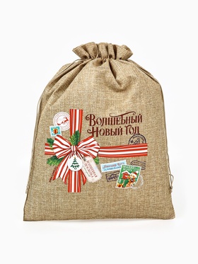 Мешок с термонаклейкой «Волшебный Новый год», 30?40 см (комплект 5 шт)