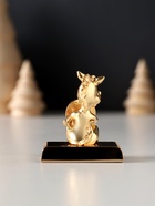 Фигурка «Лошадка с монеткой на подставке и с пожеланием: Богатства», 4×2.3×5 см - Фото 4