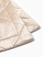 Комплект спальный: покрывало 260×240±5 см, наволочка 50×70+4 см (2 шт.), бежевый, велюр - Фото 4