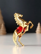 Фигурка металл «Лошадь» с 2 красными хрусталиками, 5.5×2×8 см - Фото 5