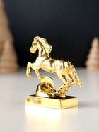 Фигурка металл «Лошадь» с монеткой и пожеланием «Счастья», 6×2.5×6 см - Фото 4