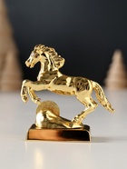 Фигурка металл «Лошадь» с монеткой и пожеланием «Здоровья», 6×2.5×6 см - Фото 5