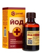 Раствор йода водно-спиртовой 5% средство дезинфицирующее (кожный антисептик) - Фото 1