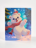 Алмазная вышивка с частичным заполнением «Медвежонок» 20×25 см - Фото 2