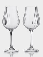 Бокалы для белого вина CRYSTAL BOHEMIA VIREO OPTIC, 400 мл, набор 2 шт., стекло, прозрачные - Фото 1