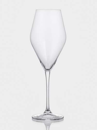 Бокалы для вина CRYSTAL BOHEMIA LOXIA, 510 мл, размер одного бокала 9×27 см, набор 2 шт., стекло, прозрачные
