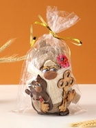 Фигурка-оберег «Домовой. Захар с котиком и ключом», 10×13/20 см - Фото 5