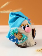 Фигурка-оберег «Домовой. Везунчик с бусиной», 9×9/13 см - Фото 2