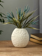 Ваза «Блейз», луна, 18×16×4 см, керамика, белая - фото 47222140 Ваза «Блейз», луна, 18×16×4 см, керамика, белая - фото 47222140