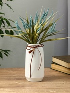 Ваза «Шерон», классика шнур, 20×9.5×8 см, керамика, белая - фото 47222162