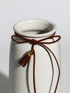 Ваза «Шерон», классика шнур, 20×9.5×8 см, керамика, белая - фото 47222167