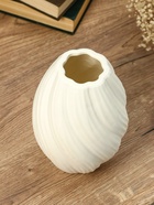 Ваза керамика настольная "Кеннет" 20,5х11,5х7 см, белый - фото 809035690