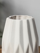 Ваза «Абиджил», геометрия, 20×11 см, d=7.5 см, керамика, белая - фото 48190478