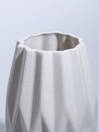 Ваза «Абиджил», геометрия, 20×11 см, d=7.5 см, керамика, белая - фото 48190482