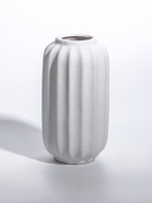 Ваза «Абиджил», бочка линии, 24.5×12 см, d=7 см, керамика, белая - Фото 5