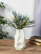 Ваза «Бэрри», геометрия, 24×14 см, d=9 см, керамика, белая - фото 48190499