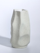 Ваза «Бэрри», геометрия, 24×14 см, d=9 см, керамика, белая - фото 48190502