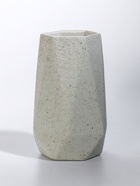 Ваза керамика настольная "Бэрри" грани, h=18,5х11. d=7,5 см, белый - фото 809051175