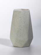 Ваза керамика настольная "Бэрри" грани, h=18,5х11. d=7,5 см, белый - фото 809051176