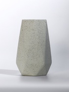 Ваза керамика настольная "Бэрри" грани, h=18,5х11. d=7,5 см, белый - фото 809051177