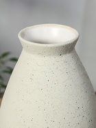 Ваза керамика настольная "Бэрри" классика, h=25х13 d=9 см, белый - фото 809051181