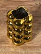 Ваза «Дайзи», шарики, 20×11 см, d=7 см, керамика, золото - Фото 5