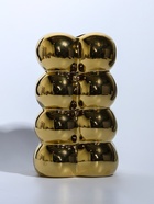 Ваза «Дайзи», шарики, 20×11 см, d=7 см, керамика, золото - Фото 8