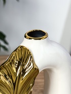 Ваза «Лорей», 22×17.5 см, d=4 см, керамика, белая - фото 48190573