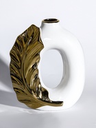 Ваза «Лорей», 22×17.5 см, d=4 см, керамика, белая - фото 48190575