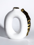 Ваза «Лорей», 22×17.5 см, d=4 см, керамика, белая - фото 48190576