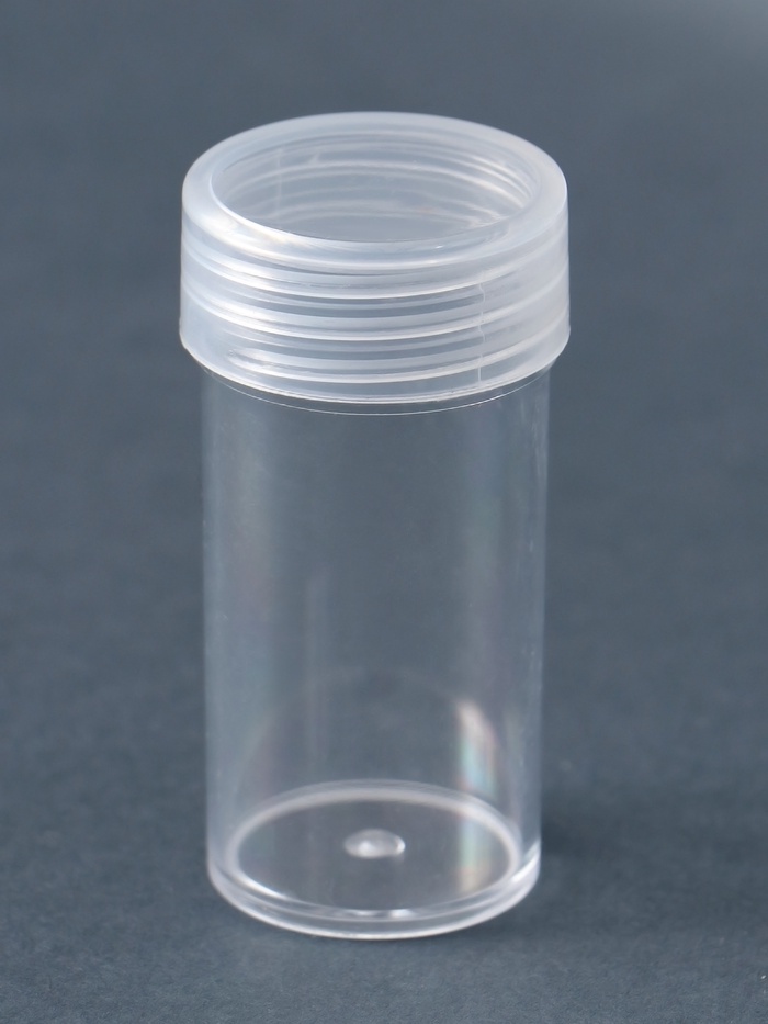 Баночка для хранения, пластик «Цилиндр» для творчества и декора 2.5×2.5×5 см - Фото 1