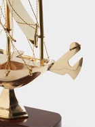Корабль сувенирный, 26.5×9.5×31 см, латунь 10622287