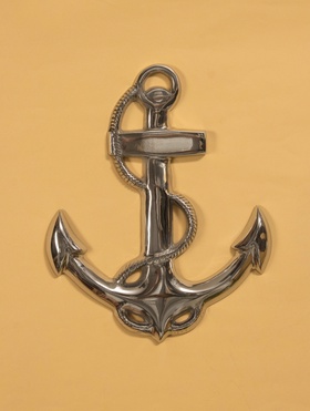 Якорь, 34×28×2 см, алюминий