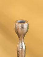 Подсвечник «Лёд», 28 см, алюминий, серебро 10653729 - фото 16807286