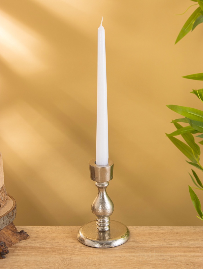 Подсвечник «Ферзь», 13 см, алюминий, серебро - Фото 1