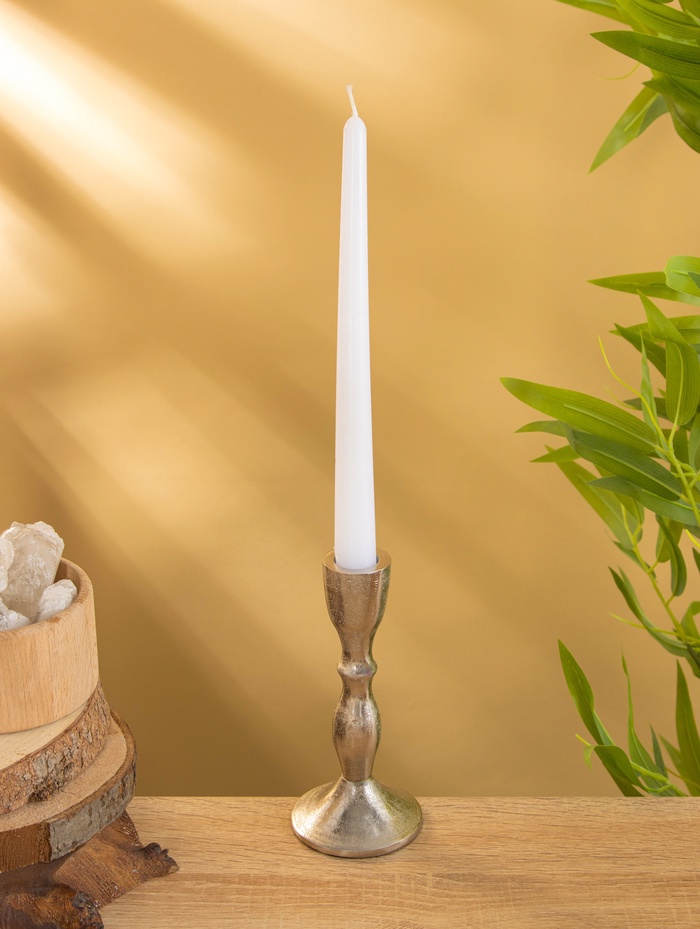 Подсвечник «Оттепель», 16 см, алюминий, серебро