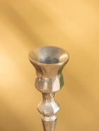 Подсвечник «Грани», 25 см, алюминий, серебро 10653758 - фото 16807321