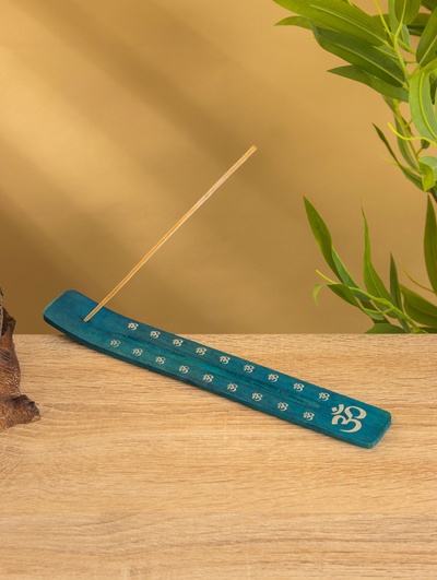 Подставка под благовония «Ом», 25.5 см, дерево, МИКС