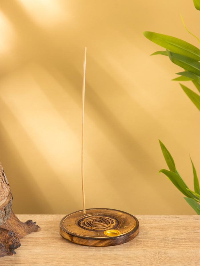 Подставка под благовония «Чакра», 10 см, дерево - Фото 1