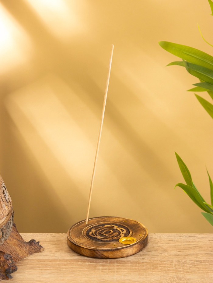 Подставка под благовония «Чакра», 10 см, дерево - Фото 1