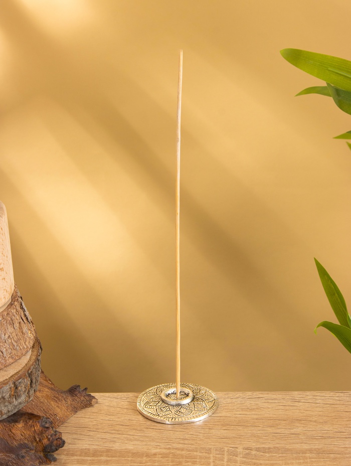 Подставка под благовония «Полумесяц», 5.5 см, алюминий - Фото 1