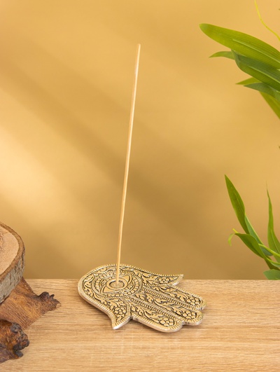 Подставка под благовония « Рука Фатимы», 13×10 см, алюминий