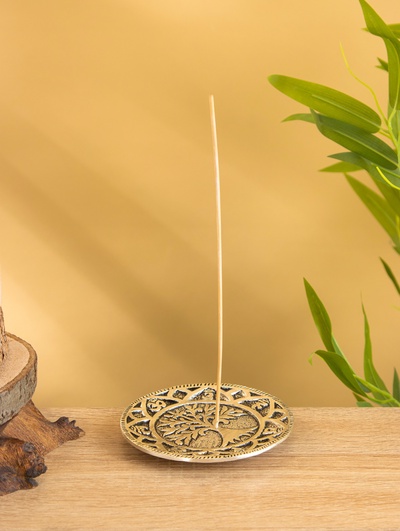 Подставка под благовония «Древо Жизни», 11 см, алюминий
