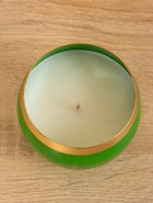 Свеча в чаше Yoga heal the soul зелёная, соевый воск 200 гр 8,5х7 см - Фото 3